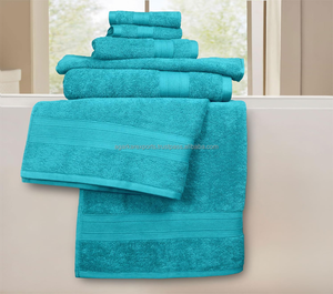 Lots de serviettes de bain pour hôtels 300-600 GSM – Coton éponge naturel avec logo personnalisé - Product Image 1