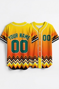Custom Gradient Baseball Jersey Purple <b>Silver</b> Fade Chevron Pattern Personalized Name Number Full Button Team Uniform Wholesale - Product Image 3