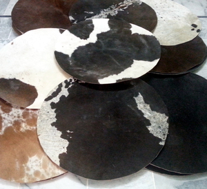 <b>Cow</b> Skins With Hair | <b>Cow</b> Hair Skins Size 16" to 26" For Drum /Djembes Bodhrans African Drums /Shaman Drums - Product Image 2