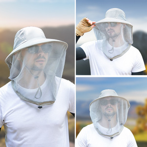 Chapeau de pêche léger et respirant à séchage rapide avec broderie 3D, large bord, protection solaire, réglable, idéal pour la randonnée et le camping - Product Image 4