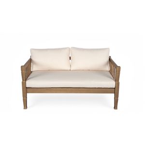 Set di Mobili da Patio a 4 Pezzi con Tavolino, Cuscini Spessi, Set da Conversazione per Esterni di Ba - Product Image 6