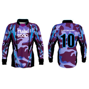 2026 Custom Logo Long Sleeve Paintball Jerseys Customized Sublimated Sports Shirts for Sale - Product Image 3