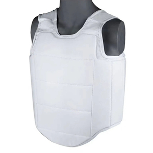 Protège-poitrine de boxe blanc en mousse, équipement d'entraînement protecteur, utilisation toutes saisons, protège-poitrine de boxe de haute qualité, équipement en promotion - Product Image 3