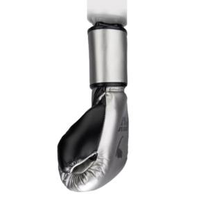 Gants de boxe professionnels 2025 les plus vendus, en cuir véritable de qualité supérieure, avec super lacets noirs et argentés - Product Image 6