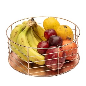 Assured <b>metal</b> fruit <b>basket</b> supports sustainable lasting for years timeless look avoids going out of style as trends change - Product Image 3