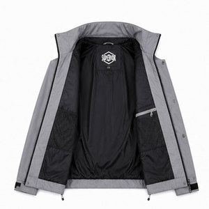 Men's Lightweight <b>Packable</b> Windbreaker <b>Jacket</b> Water Resistant Hooded Outdoor Adventure Running Sports Custom Brand Wholesale - Product Image 6