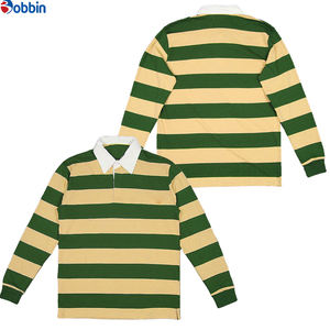 Custom Striped <b>Polo</b> <b>Shirts</b> <b>Pocket</b> Long Sleeve Rugby <b>Shirt</b> Summer Collection New Trendy Hot Sale Adults Breathable Nti-Shrink - Product Image 5