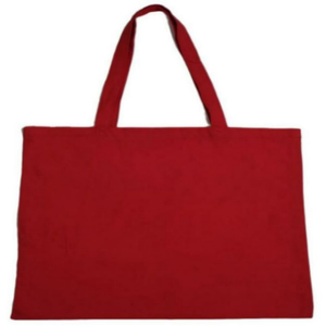 Extra-<b>Large</b> 100% Cotton Canvas <b>Tote</b> <b>Bag</b> Eco-Friendly Heavy-Duty Multi-Purpose Grocery Beach Shopping <b>Bag</b> <b>Zipper</b> Closure Custom - Product Image 1