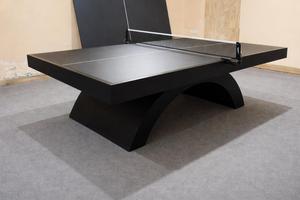 Table de tennis de table moderne de luxe Candore – Table de ping-pong professionnelle d'intérieur avec base incurvée pour usage domestique et en club - Product Image 2
