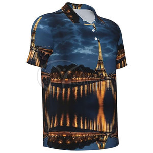 Camiseta Polo Sublimada para Hombre, Talla Grande, Diseño Personalizado, de Alta Calidad, Secado Rápido, Bajo MOQ, 2026 - Product Image 6