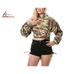 Pull à capuche à manches courtes pour femmes,, Logo OEM, dernier Design, pull-over, femme, SLIM, haut court, manches courtes, prix 300 - Product Image 1