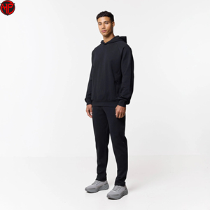 Men's <b>Black</b> Fleece Jogger <b>Pants</b> Slim Fit Tracks <b>Pants</b> with Side Pockets for Running Casual Wear <b>Pant</b> - Product Image 2