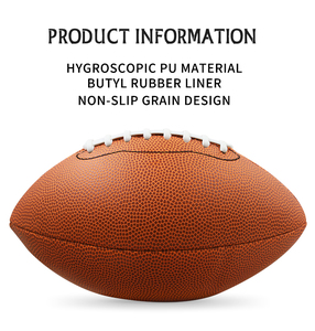 ลูกฟุตบอลอเมริกันแบบมีไส้บิวทิล ทนทาน เหมาะสำหรับการฝึกซ้อม - Product Image 2