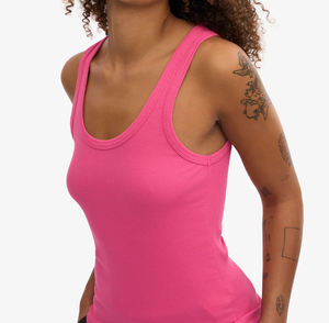 Débardeurs de sport pour femmes à séchage rapide, écologiques, en dentelle, élasthanne/coton, sans manches, taille personnalisée, fabriqués en usine, meilleur prix - Product Image 5