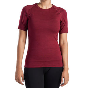 T-shirt personnalisé pour femme, T-shirt de compression pour homme, Vêtements de sport en Spandex pour la course, Hauts de fitness, Maillot de club, Tenue de sport amincissante - Product Image 6