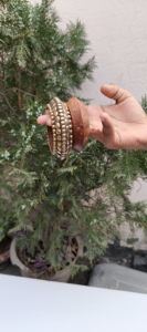 Pulseras de Madera Hechas a Mano Ecológicas para Mujer, Joyería de Moda Sostenible, Accesorios Ligeros para Uso Diario - Product Image 3