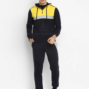 ชุดวอร์มผู้ชายขายดีพร้อมโลโก้สั่งทำพิเศษ ชุดวอร์มสองชิ้นสำหรับผู้ชาย ดีไซน์ล่าสุด แขนยาว - Product Image 4