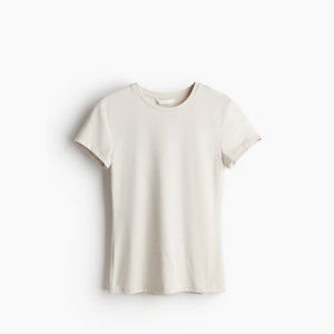 T-shirt moulant en microfibre pour femme, extensible, doux, léger, respirant, décontracté, pour le quotidien, le sport et la remise en forme - Product Image 4
