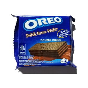 Oblea de cacao holandés Oreo más vendida 58.5gr Double Choco mejor precio oblea de galletas de marca al por mayor - Product Image 1