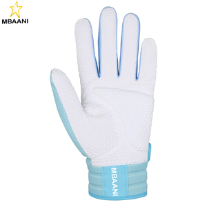 Finch Softball Padded Batting Gloves | Pair | Nonslip Palm | Padded Shock Palm | Flex Mesh Back | Quik Adjust Wrist Tab - Product Image 2