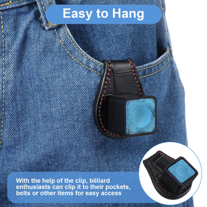 กล่องชอล์กสนุกเกอร์แบบแข็งแรงทนทาน กล่องใส่ชอล์กบิลเลียดแบบพกพา อุปกรณ์เสริมไม้คิวพูลสำหรับการแข่งขัน - Product Image 5