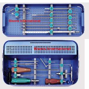 BISONS - Juego de Instrumentos Quirúrgicos Ortopédicos de Acero Inoxidable al por Mayor, con Placa de Bloqueo Manual para Fragmentos Grandes - Product Image 1