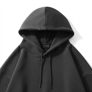 2026 High Quality <b>boys</b> Cotton fleece Custom Logo Streetwear Men's Boxy Hoodie Cotton Baggy Hoodie Heavyweight Hooded Sweatshirt - Product Image 4