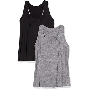 Débardeur de sport pour femme en coton et élasthanne, respirant, extensible, sans manches - Product Image 6