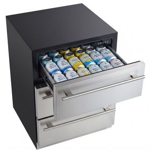 Enfriador de Bebidas Bajo Encimera de 24 Pulgadas, Refrigerador de 3 Cajones con Gran Capacidad y Acero Inoxidable 304 - Product Image 1