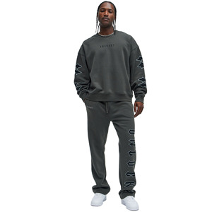 Premium Crewneck <b>Embroidery</b> Printing Tracksuit Sports Training Jogger <b>Set</b> Sweatshirt Streetwear Men Tracksuits Two Piece <b>Set</b> - Product Image 1