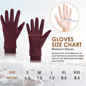 Gants en cuir pour femmes avec détails cloutés chics et doublure en velours doux pour un style et une chaleur hivernaux - Product Image 2