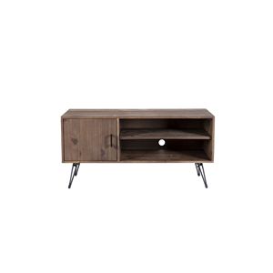 Mobile TV in Legno Recuperato Stile Vintage Moderno, Elegante Tavolo Multimediale per Soggiorno - Product Image 2