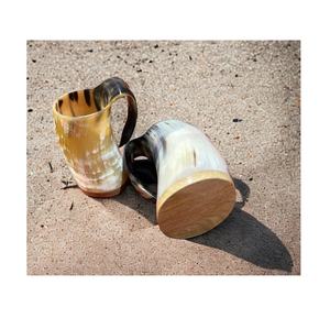 Venta al por mayor de tazas de cerámica de cuerno vikingo respetuosas con el medio ambiente Trending Quality Home Hotel Restaurant Drinking Horn Venta caliente tazas de cerámica - Product Image 6