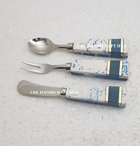 Hand Crafted Design <b>Cheese</b> <b>Set</b> Kitchen Utensil Cutlery <b>Set</b> Stainless Steel <b>Cheese</b> <b>Set</b> Wood Resin Handle At low factory Price - Product Image 3