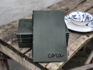 Porta Menús Profesional de Cuero Genuino de Lujo, Plegable, a Prueba de Olores, para Restaurante, Cafetería, Hotel LMC-0088 - Product Image 4