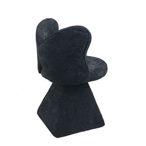 Silla de tocador con acento de mariposa de PU para dormitorio y tocador, taburete giratorio para sala de estar - Product Image 3