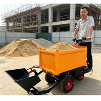 Brouette électrique autochargeante robuste HuanSheng pour travaux de terrassement