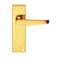 COSHIK EXPORTS Juego de Manijas de Puerta de Latón Sólido, Instalación con Tornillos, Alta Resistencia, 1 Año de Garantía, Diseño Tradicional para Puertas