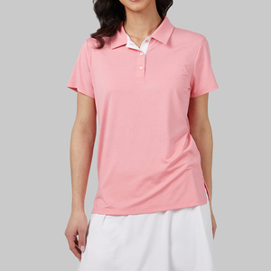 Camiseta Polo Deportiva de Golf con Logotipo Personalizado, Impresión de Serigrafía, para Mujer, de Alta Calidad, 100% Algodón - Product Image 2
