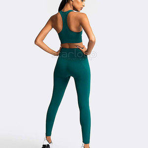 Low MOQ Custom Wear Yoga Set For Women Fashion High Quality Tight Fitness Wear Women Yoga Set - Product Image 3