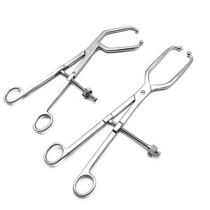 ASLING AI-BM-010 Forceps de réduction pelvienne en acier, pointes sphériques, conception droite et incurvée, taille personnalisée, certifié CE, usage général - Product Image 1