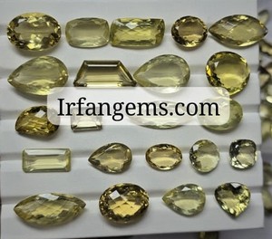 High Quality Handmade Lemon <b>Quartz</b> Faceted Crystal Wholesale Price Lot 100%Natural Lemon <b>Quartz</b> Jewelry Making Stone <b>Quartz</b> Cabs - Product Image 2