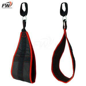 Sangle robuste personnalisable de haute qualité pour exercices de levage des jambes avec grands anneaux en D et connecteurs rapides – Super Vente - Product Image 5