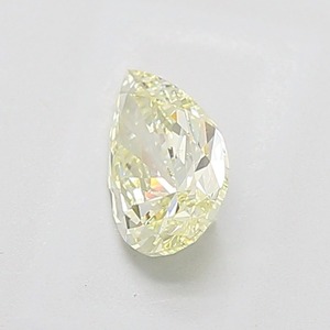 Diamant en forme de poire jaune clair fantaisie de 1,01 ct, pureté VS1, coupe excellente, diamant certifié pour bijoux fins - Product Image 2