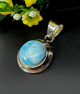 Solid 925 Silver Pendant, <b>Opal</b> Pendant, Moonstone <b>Necklace</b>, Bohemian Pendant, Three Stone Handmade Pendant, Pendant Gift for Her - Product Image 3