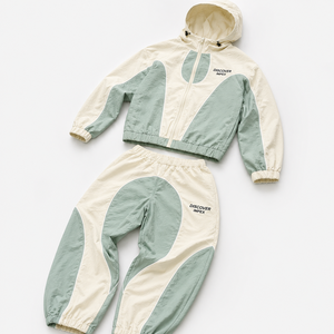 Custom Men's Solid Windbreaker Polyester/Nylon Tracksuit Quick Dry Lightweight Winter <b>Zip</b>-<b>Up</b> <b>Jacket</b> and Shorts Set - Product Image 1