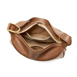 Bolso Bandolera de Cuero Vacuno Genuino de Alta Calidad para Mujer, Correa Ajustable, Bolsillos de Gran Capacidad, Logotipo Personalizado OEM 2026 - Product Image 3
