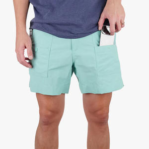 Pantalones Cortos de Pesca Técnicos para Hombre, Personalizados al por Mayor, de Alto Rendimiento, Spandex/Algodón, Cintura Media, Cierre de Cremallera, Diseño Sólido, Secado Rápido - Product Image 6
