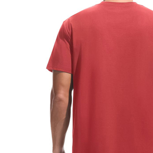Camiseta Casual de Manga Corta para Hombre, Cuello Redondo, Corte Regular, Color Sólido, Diseño Liso, Tejido de Algodón Jersey - Product Image 4