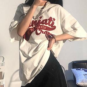 เสื้อโอเวอร์ไซส์สำหรับผู้หญิงสไตล์บอยเฟรนด์ พร้อมลุคแฟชั่นสตรีทแนวฮาราจูกุสุดทันสมัย - Product Image 3